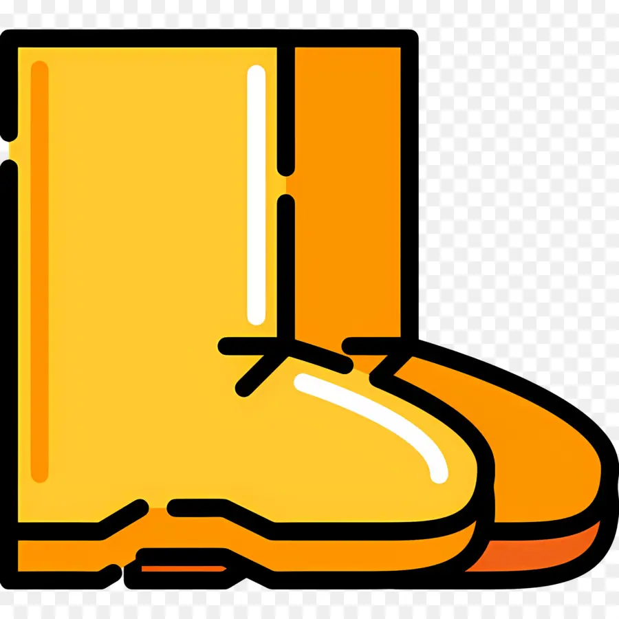 Botte De Pluie，Bottes Jaunes PNG