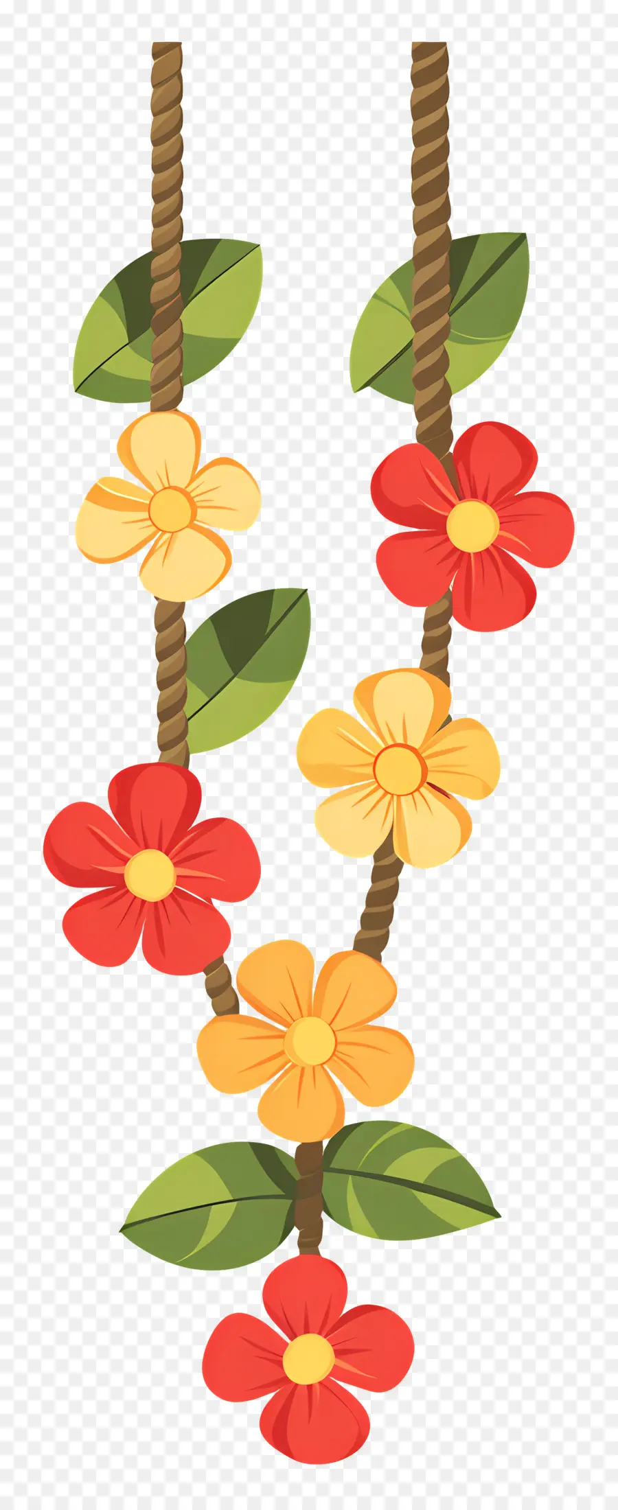 Guirlande Ougadi，Guirlande De Fleurs PNG