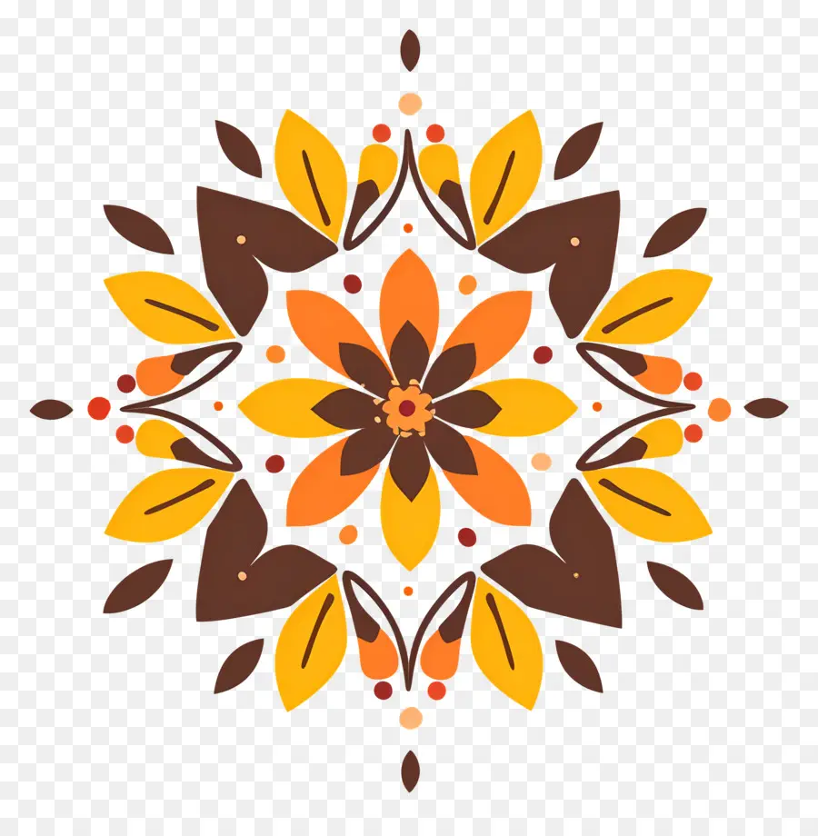 Motif Floral，Mandalas PNG