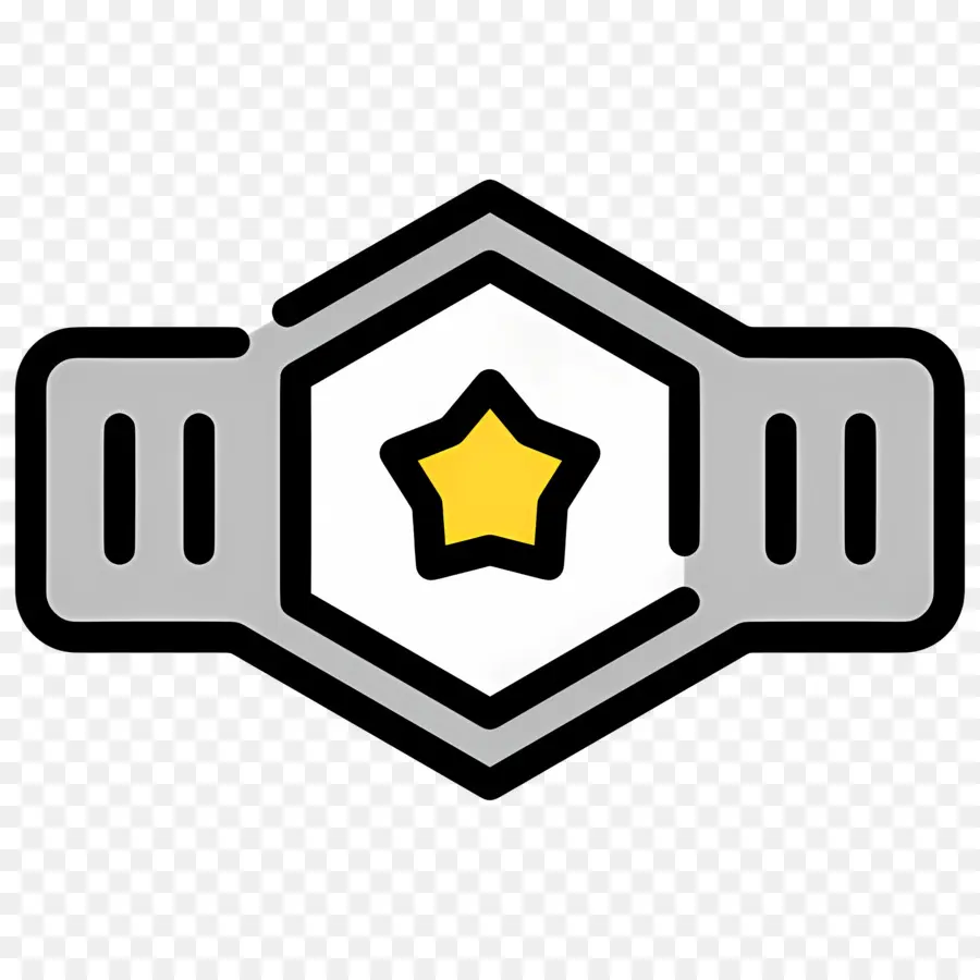 Ceinture De Champion，Étoile PNG