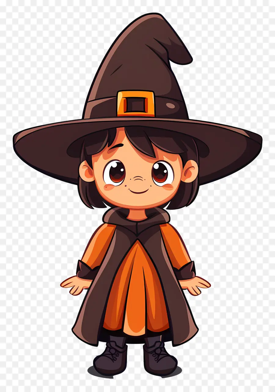 Déguisement D'halloween，Sorcière PNG