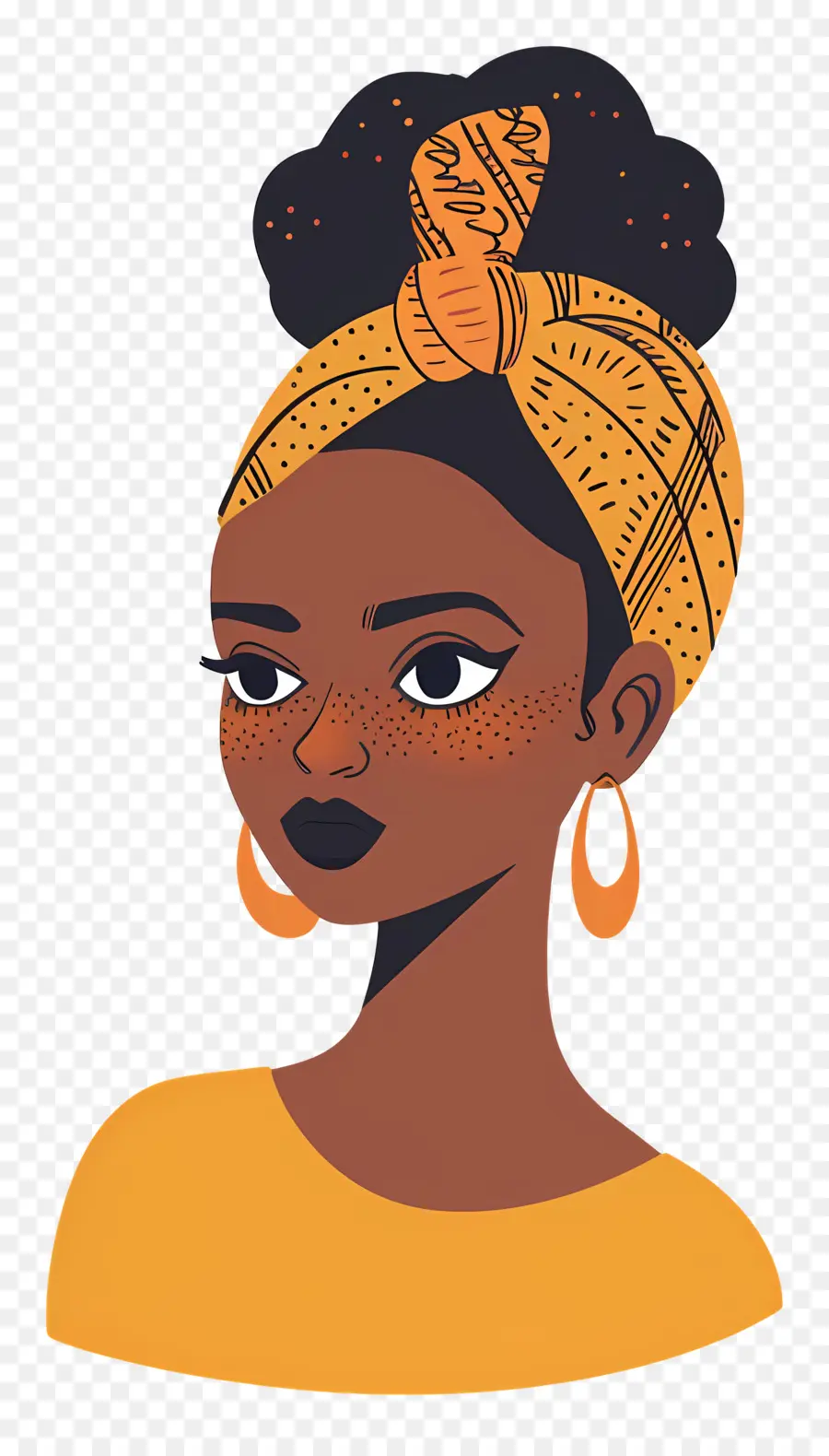 Femme Africaine，Femme Avec Bandeau PNG