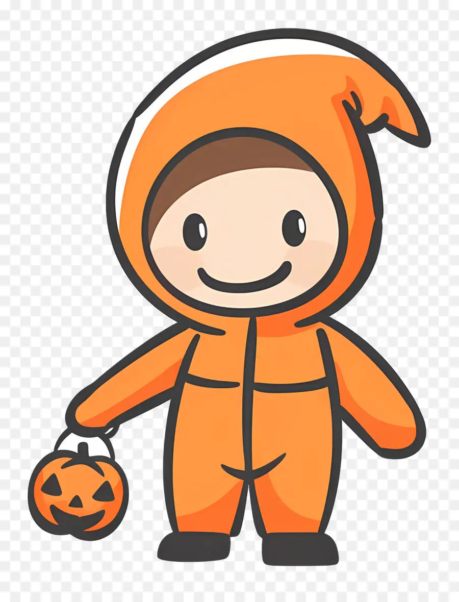 Déguisement D'halloween，Enfant En Costume PNG