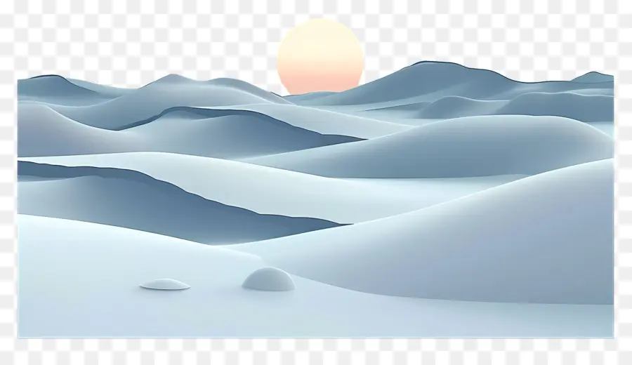 Paysage De Neige，Paysage Enneigé PNG