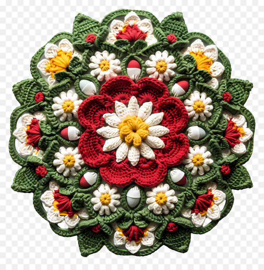 Mandala Au Crochet，Mandalas Au Crochet PNG