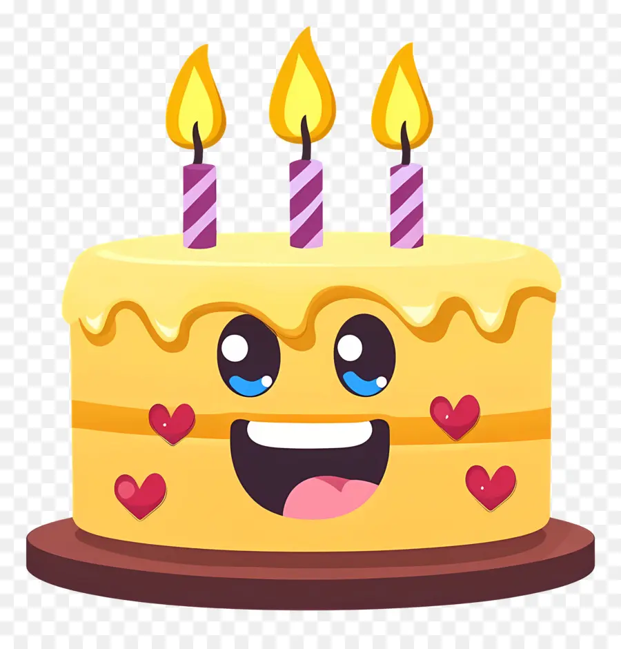 Anniversaire Emoji，Gâteau D'anniversaire PNG