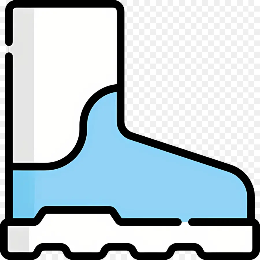 Botte De Pluie，Botte Bleue PNG