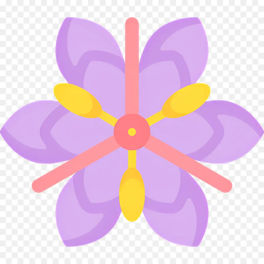 Safran，Fleur Violette PNG