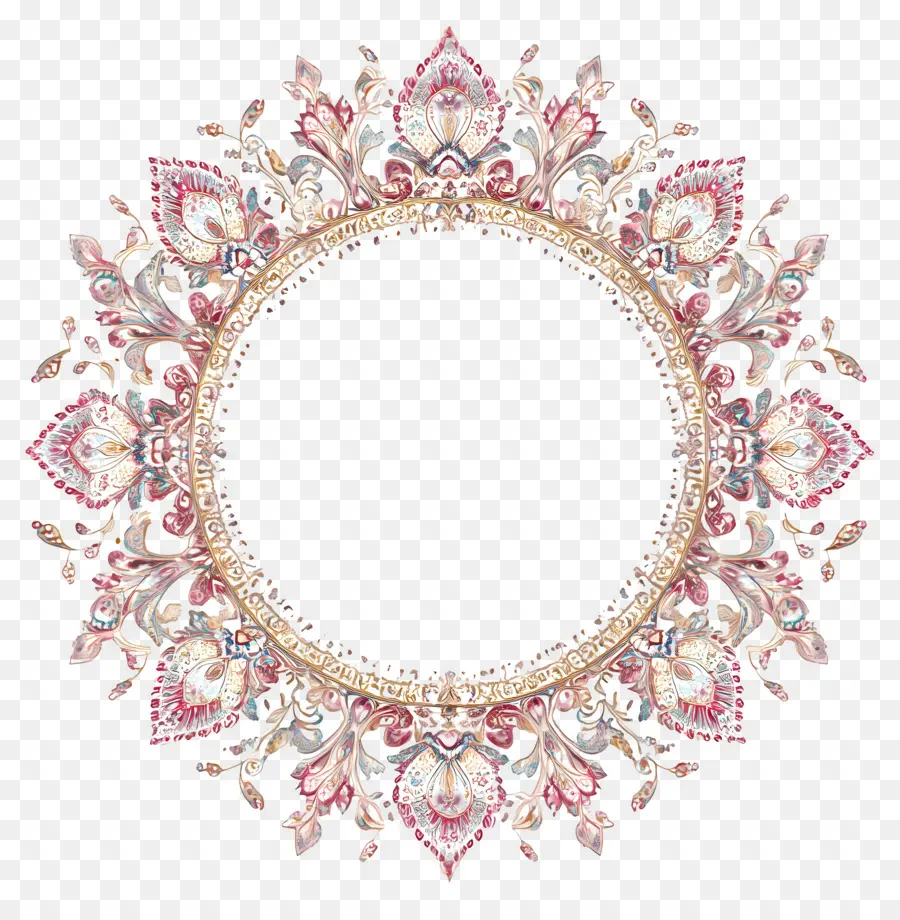 Cadre De Mariage Indien，Cadre Décoratif PNG