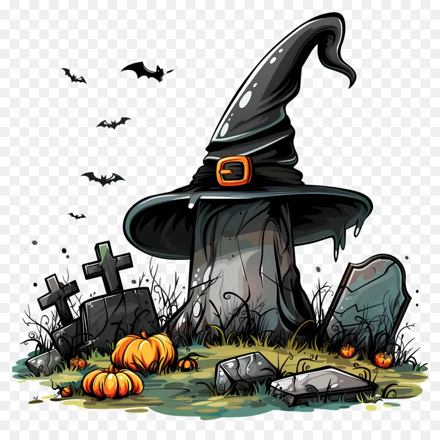 Chapeau De Sorcière D'halloween，Chapeau De Sorcière PNG