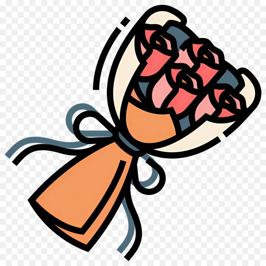 Bouquet De Roses，Bouquet PNG