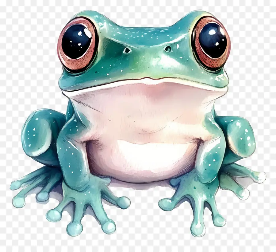 Grenouille Kawaii，Grenouille Mignonne PNG