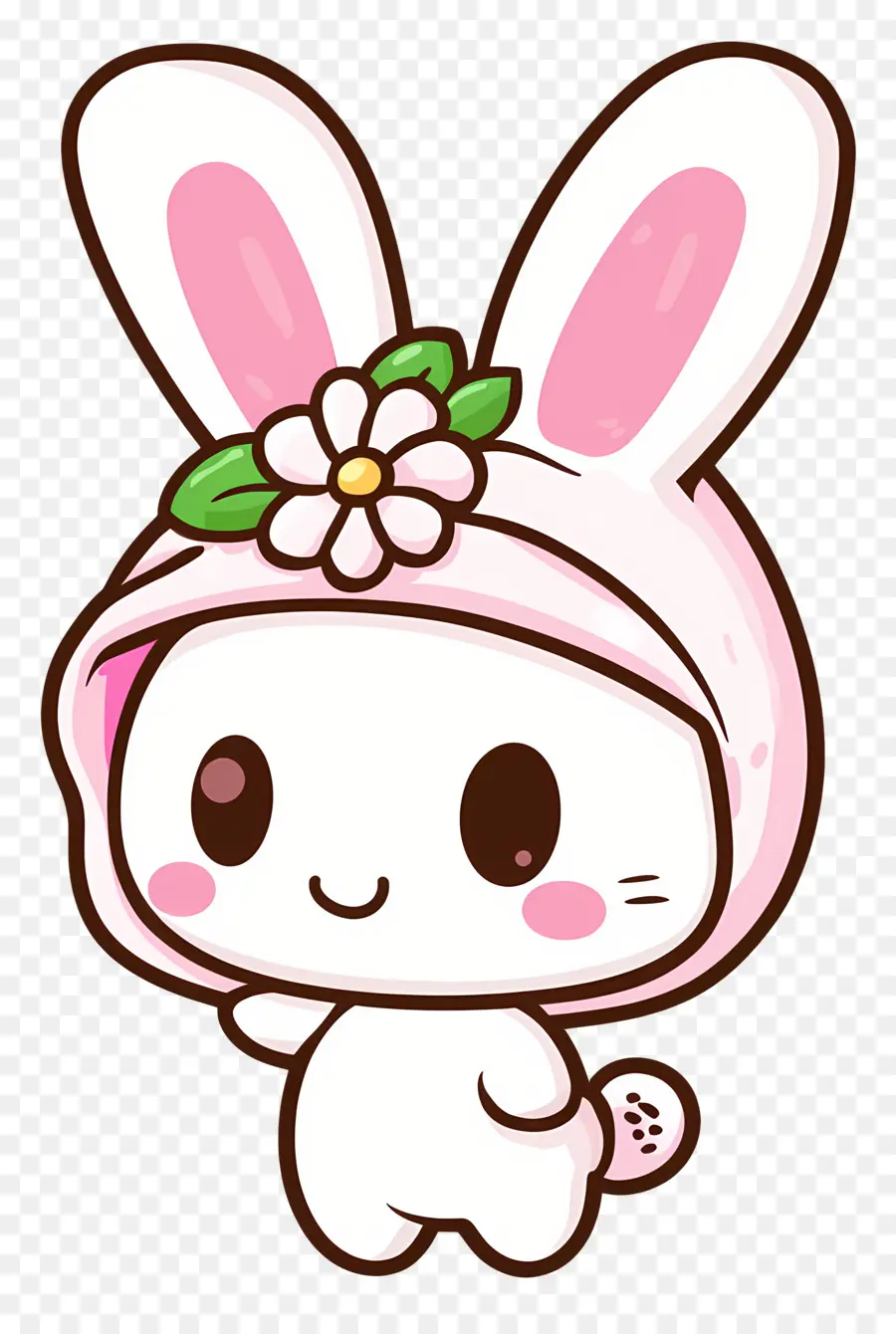 Personnage De Dessin Animé，Lapin Mignon PNG