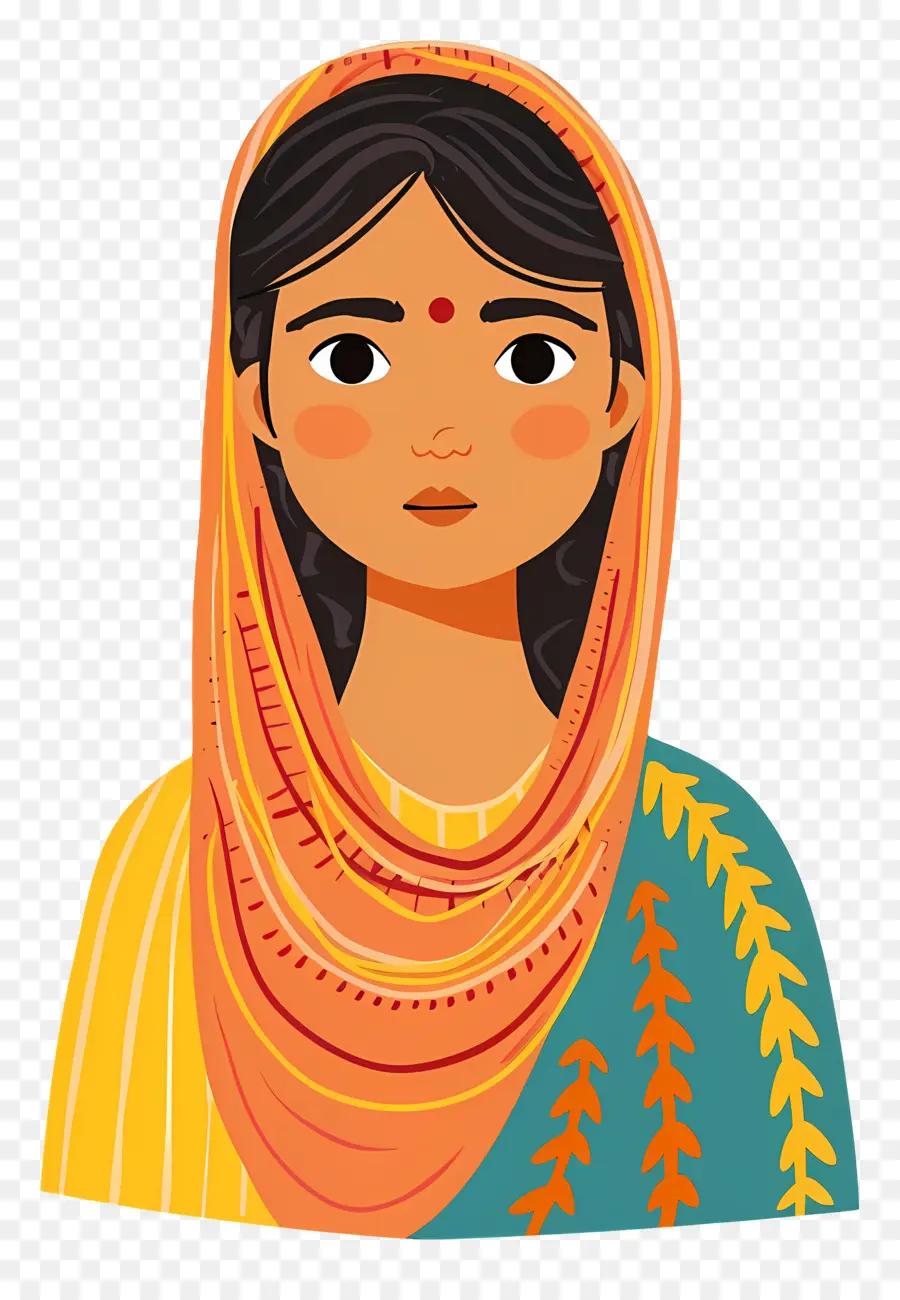 Femme Indienne，Femme Traditionnelle PNG