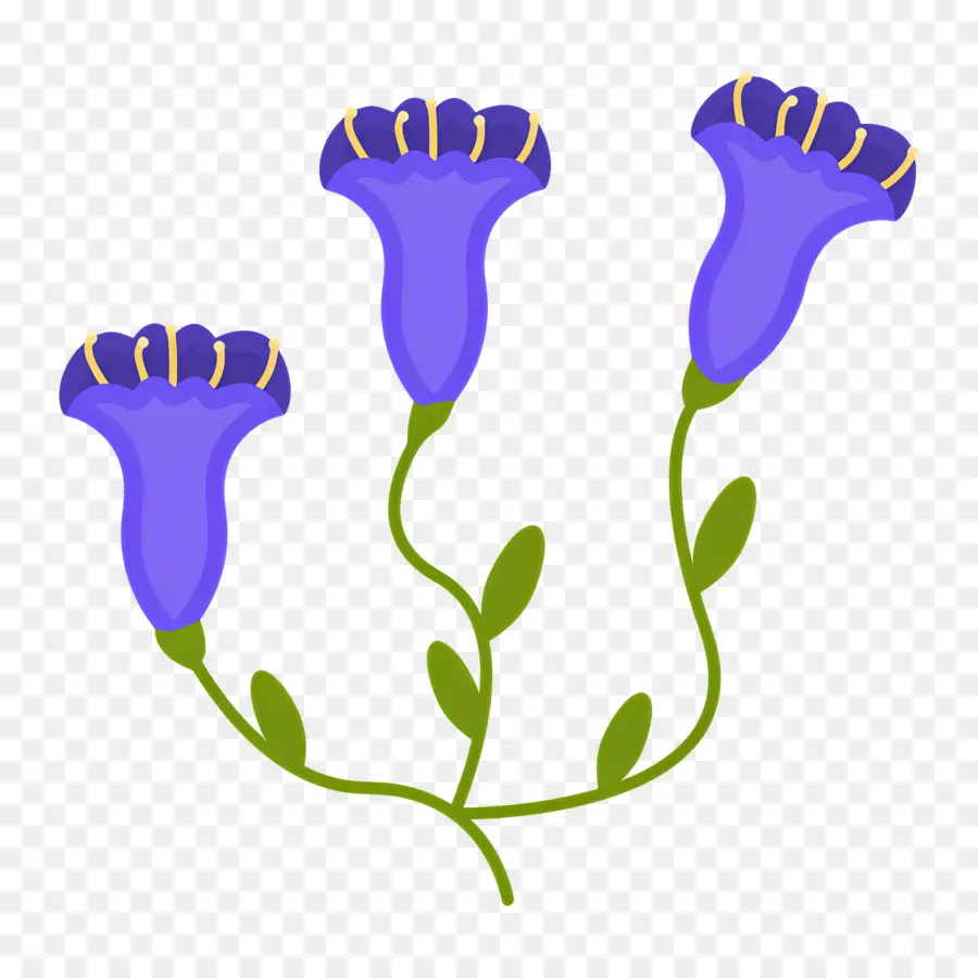 Fleur Sauvage，Fleurs Violettes PNG