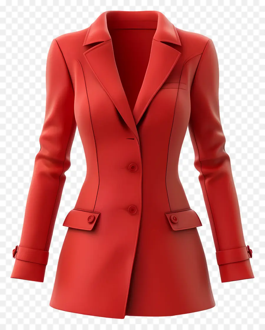 Tenue Formelle Femmes，Blazer Rouge PNG