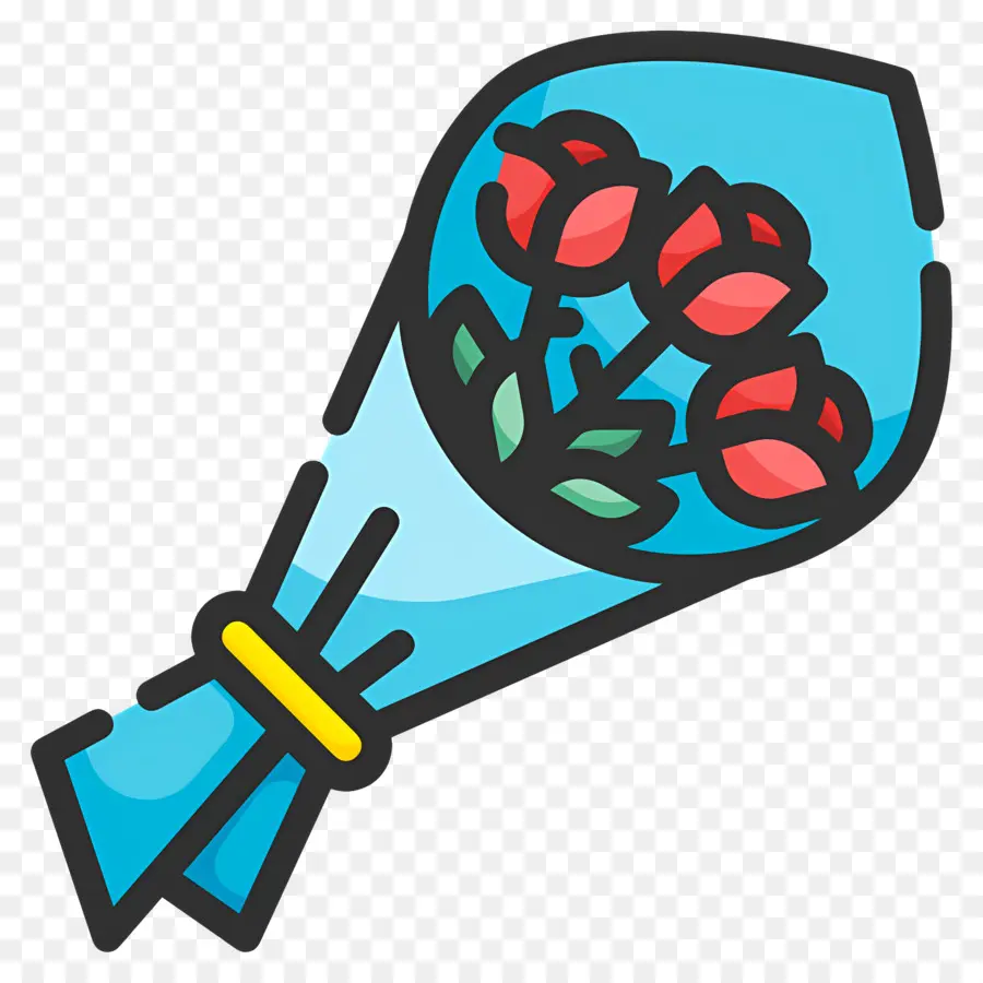 Bouquet De Roses，Bouquet De Fleurs PNG