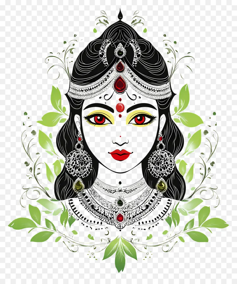 Déesse Indienne，Femme Décorative PNG