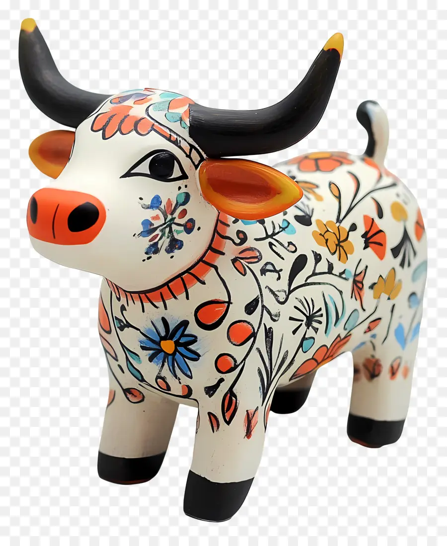 Vache Pongal，Vache Colorée PNG