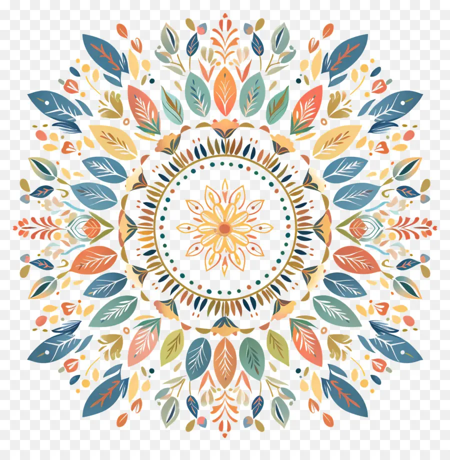 Pookalam，Couronne Florale PNG