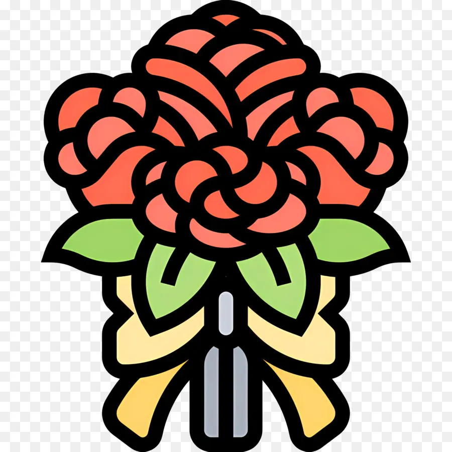 Bouquet De Roses，Bouquet De Fleurs PNG