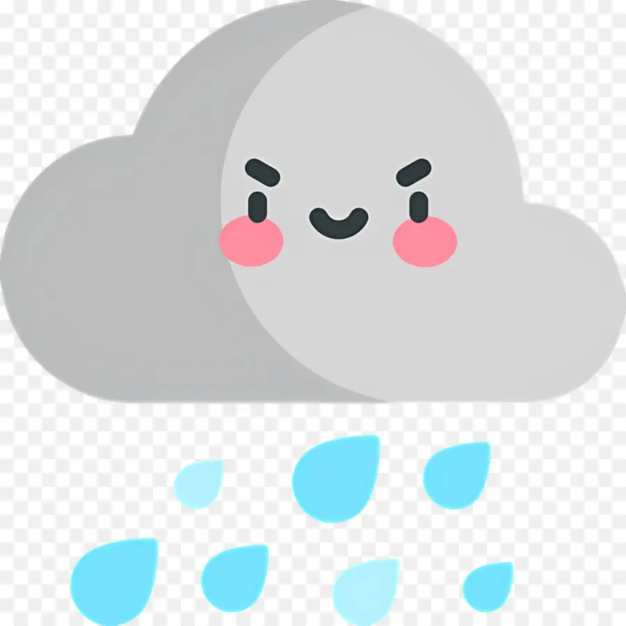 Nuage De Pluie，Nuage Bleu PNG