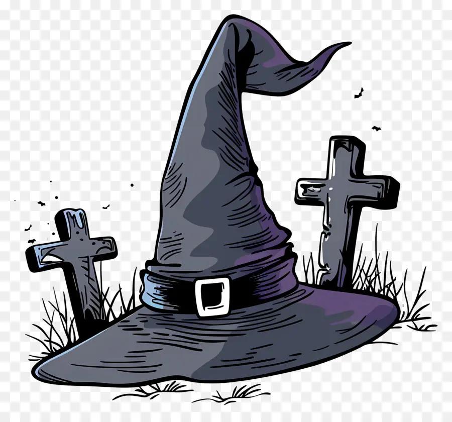 Chapeau De Sorcière D'halloween，Chapeau De Sorcière PNG