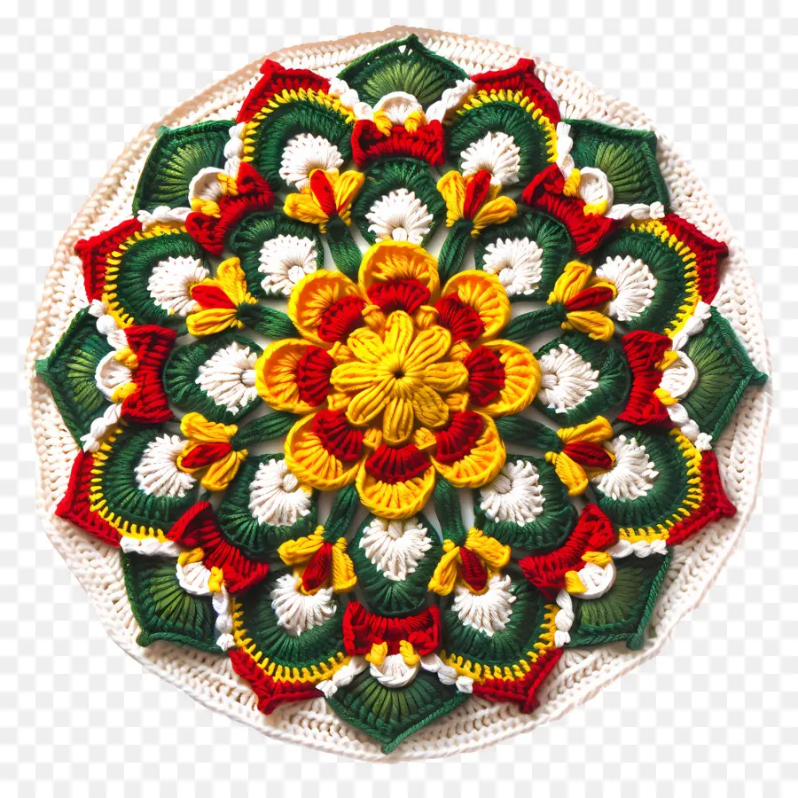 Mandala Au Crochet，Mandalas Au Crochet PNG