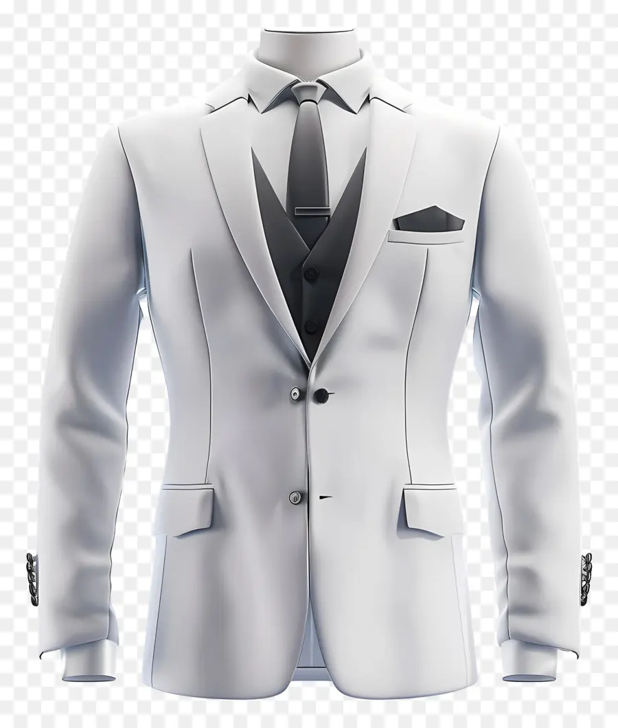 Tenue Formelle Pour Hommes，Veste De Costume Blanche PNG