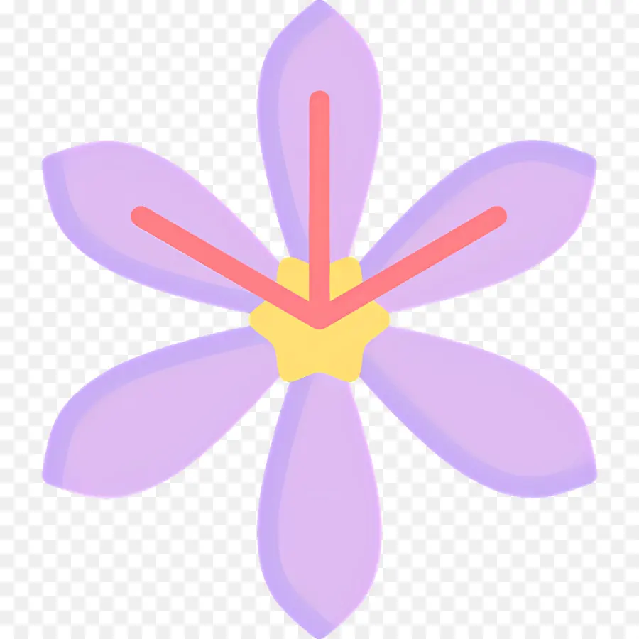 Safran，Fleur Violette PNG