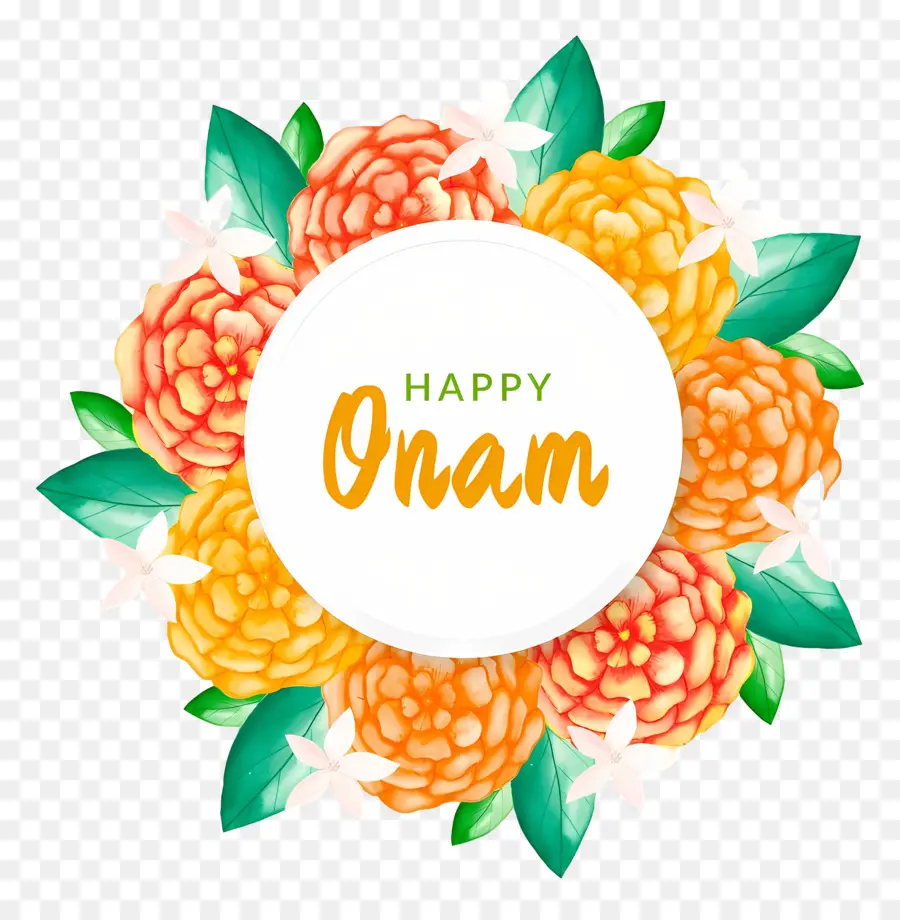 Joyeux Onam，Décoration Du Festival D'onam PNG