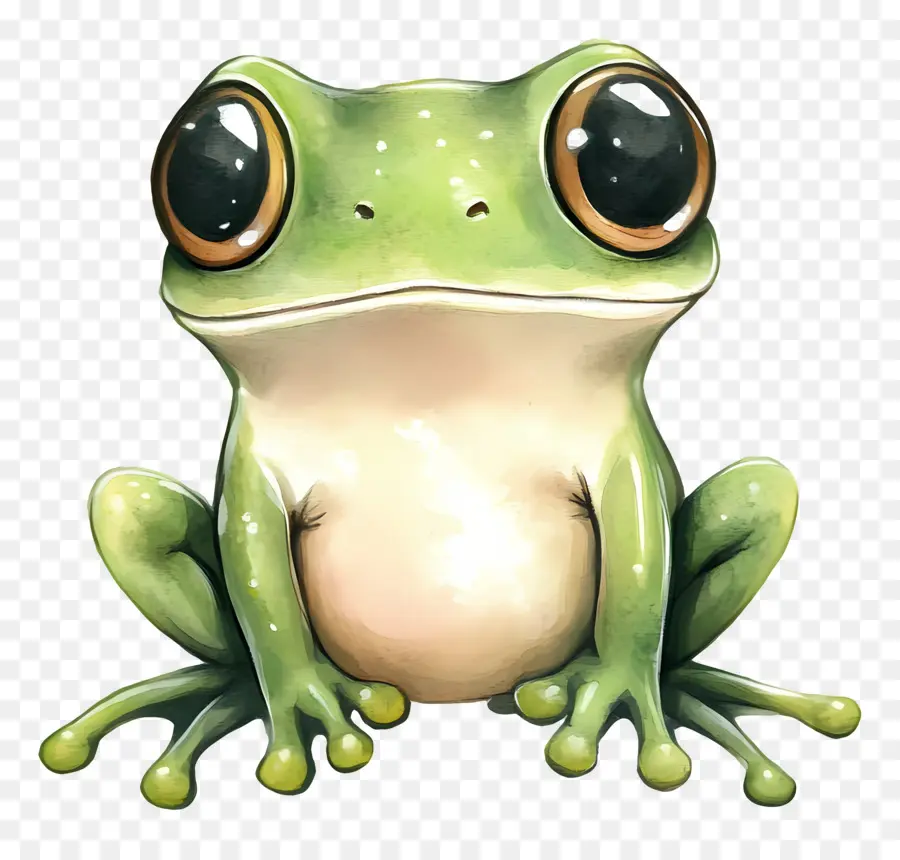 Grenouille Kawaii，Grenouille Mignonne PNG