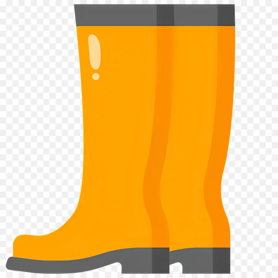 Botte De Pluie，Bottes Jaunes PNG