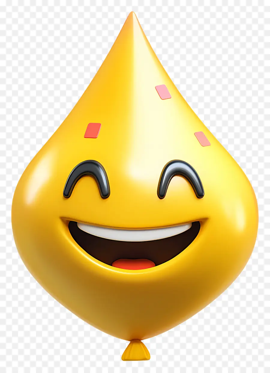 Anniversaire Emoji，Emoji Souriant PNG