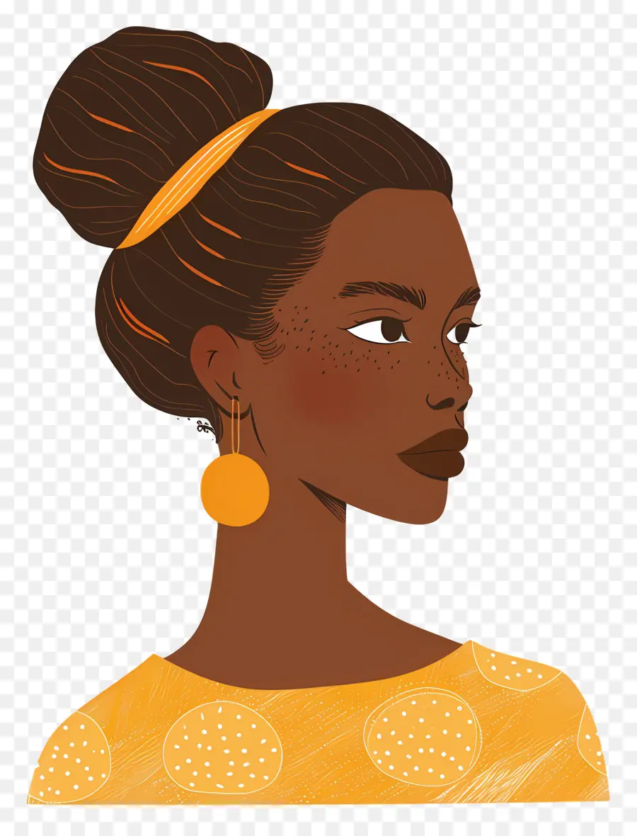 Femme Africaine，Femme Avec Bandeau PNG