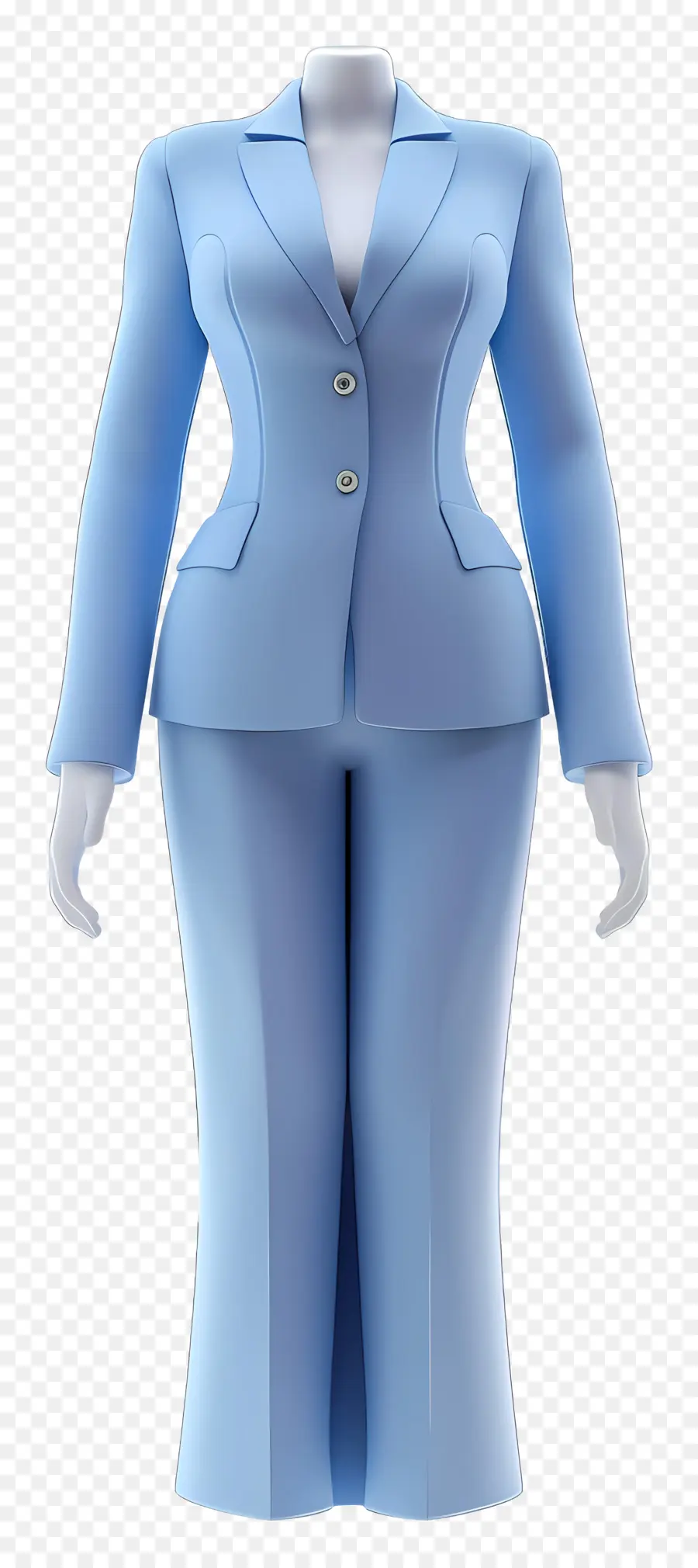 Tenue Formelle Femmes，Costume Bleu PNG