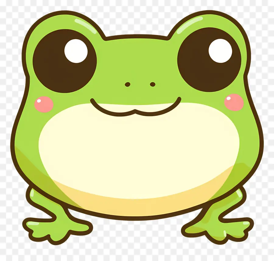 Grenouille Kawaii，Grenouille De Dessin Animé PNG