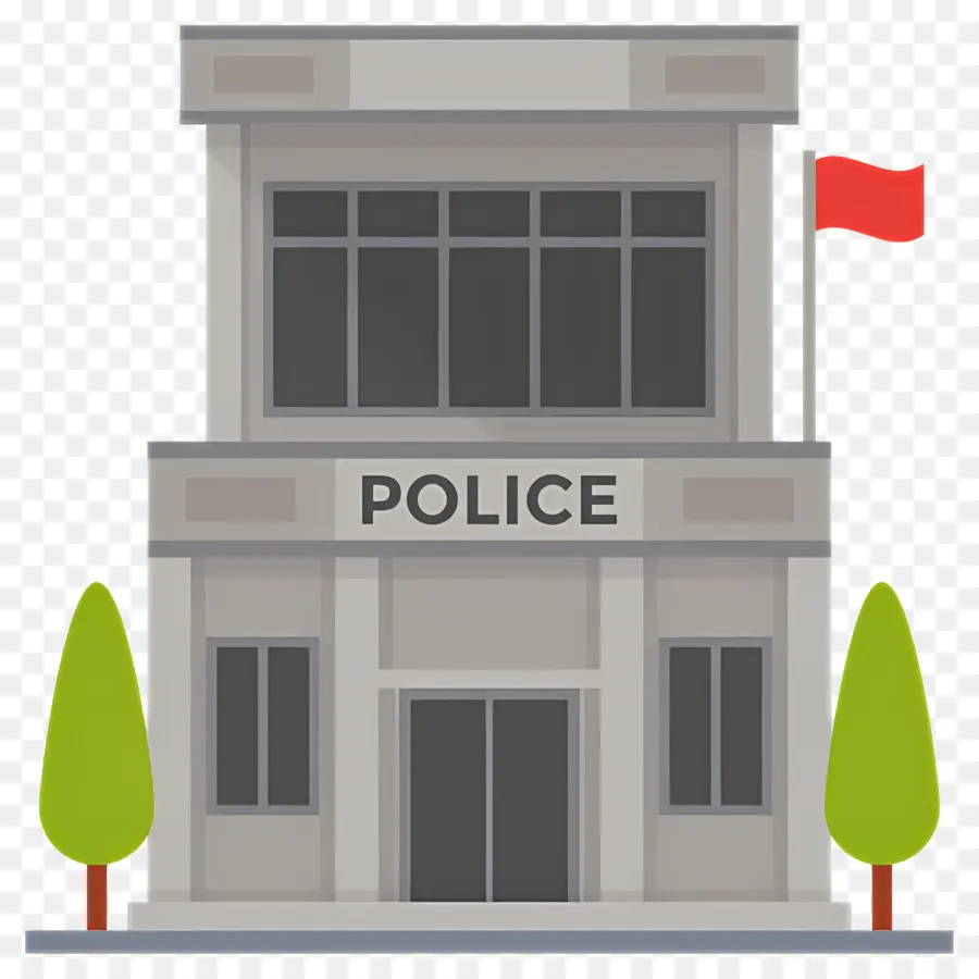 Bâtiment De Police，Poste De Police PNG