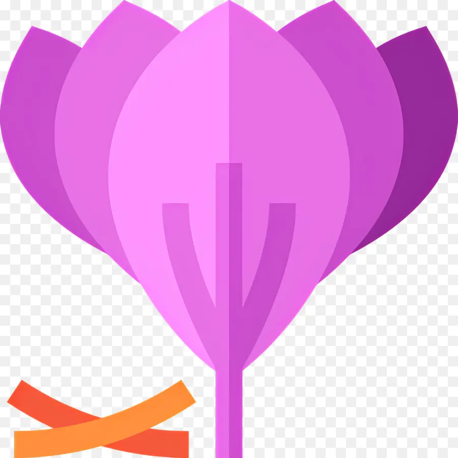 Safran，Fleur De Safran Violet PNG