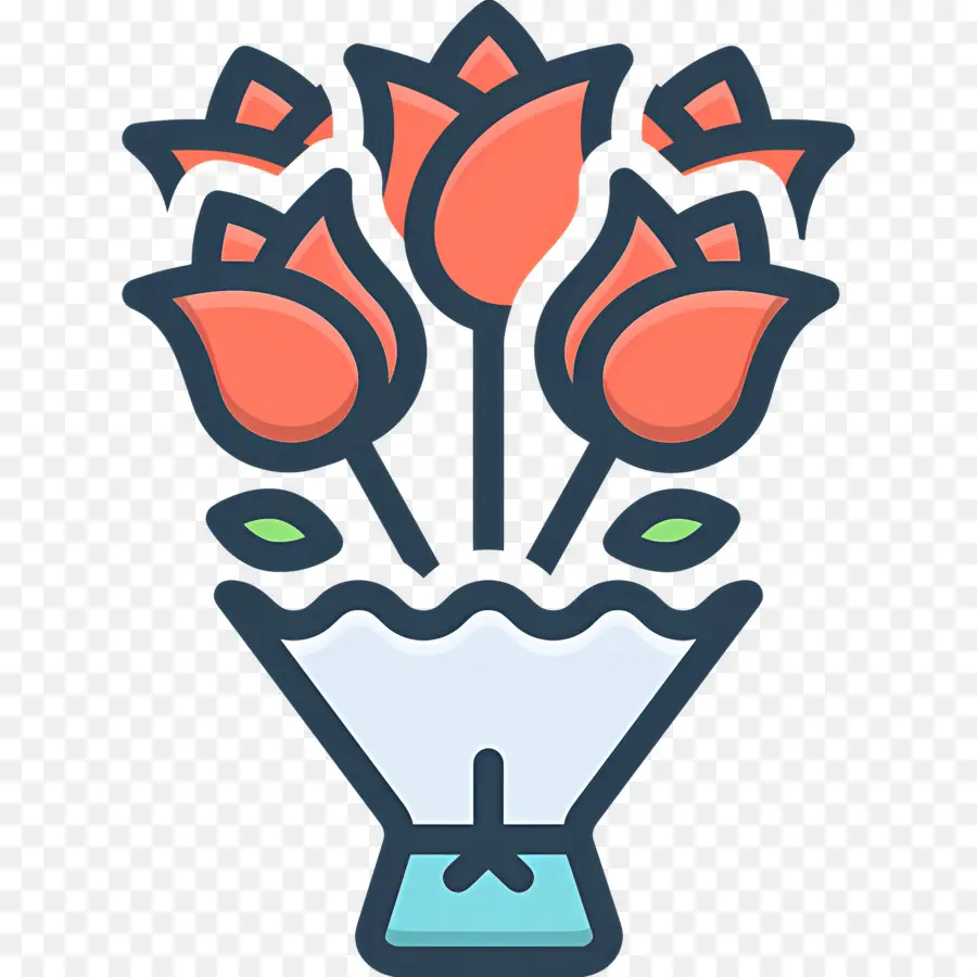 Bouquet De Roses，Bouquet De Fleurs PNG