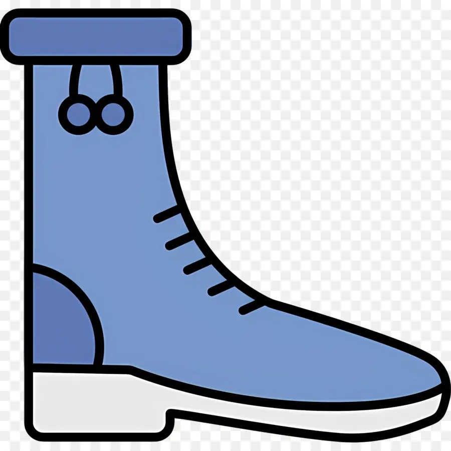 Botte De Pluie，Botte Bleue PNG