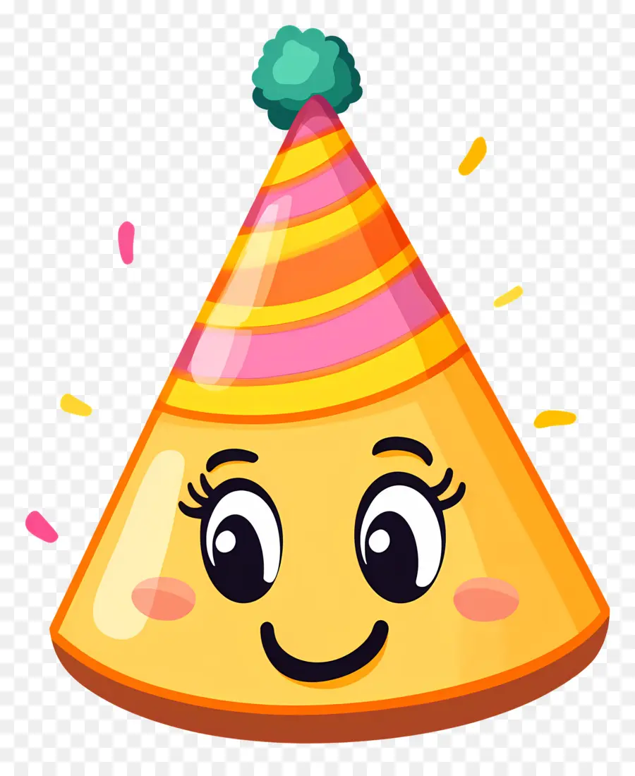 Anniversaire Emoji，Chapeau De Fête PNG