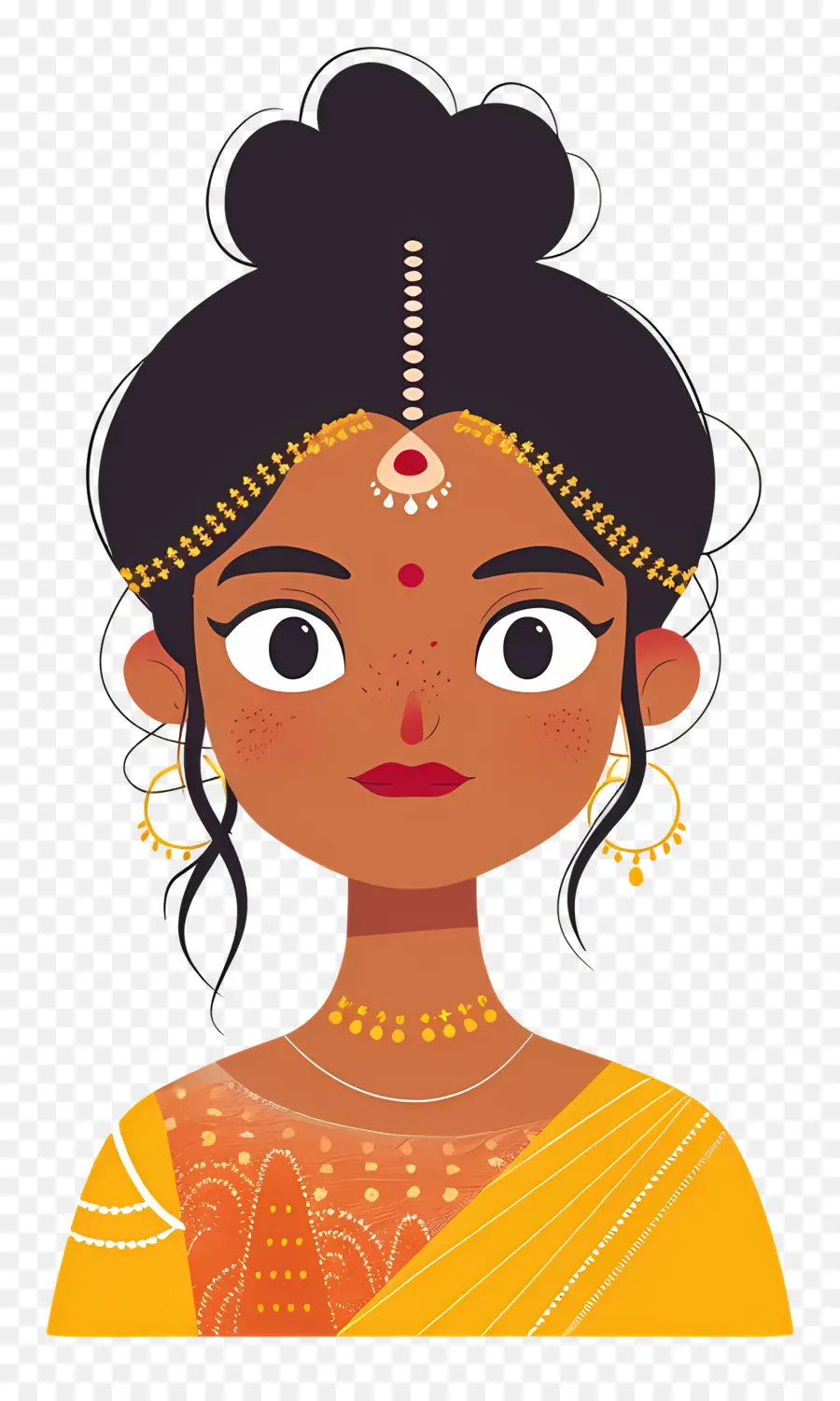 Femme Indienne，Femme Traditionnelle PNG