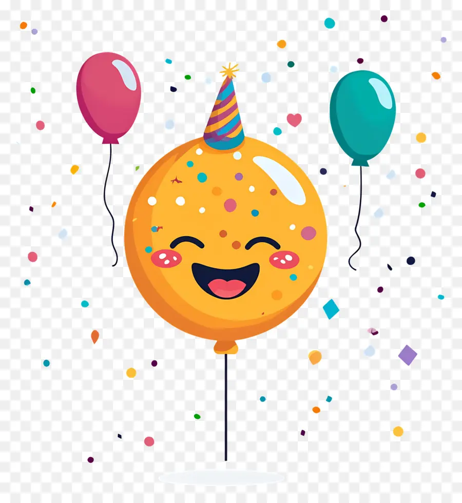 Anniversaire Emoji，Ballon PNG