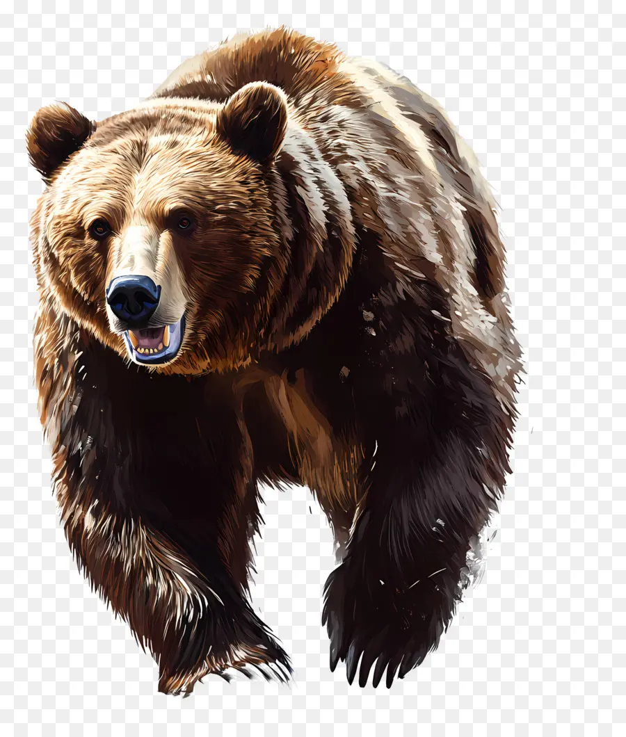 Grizzly，Ours Brun PNG