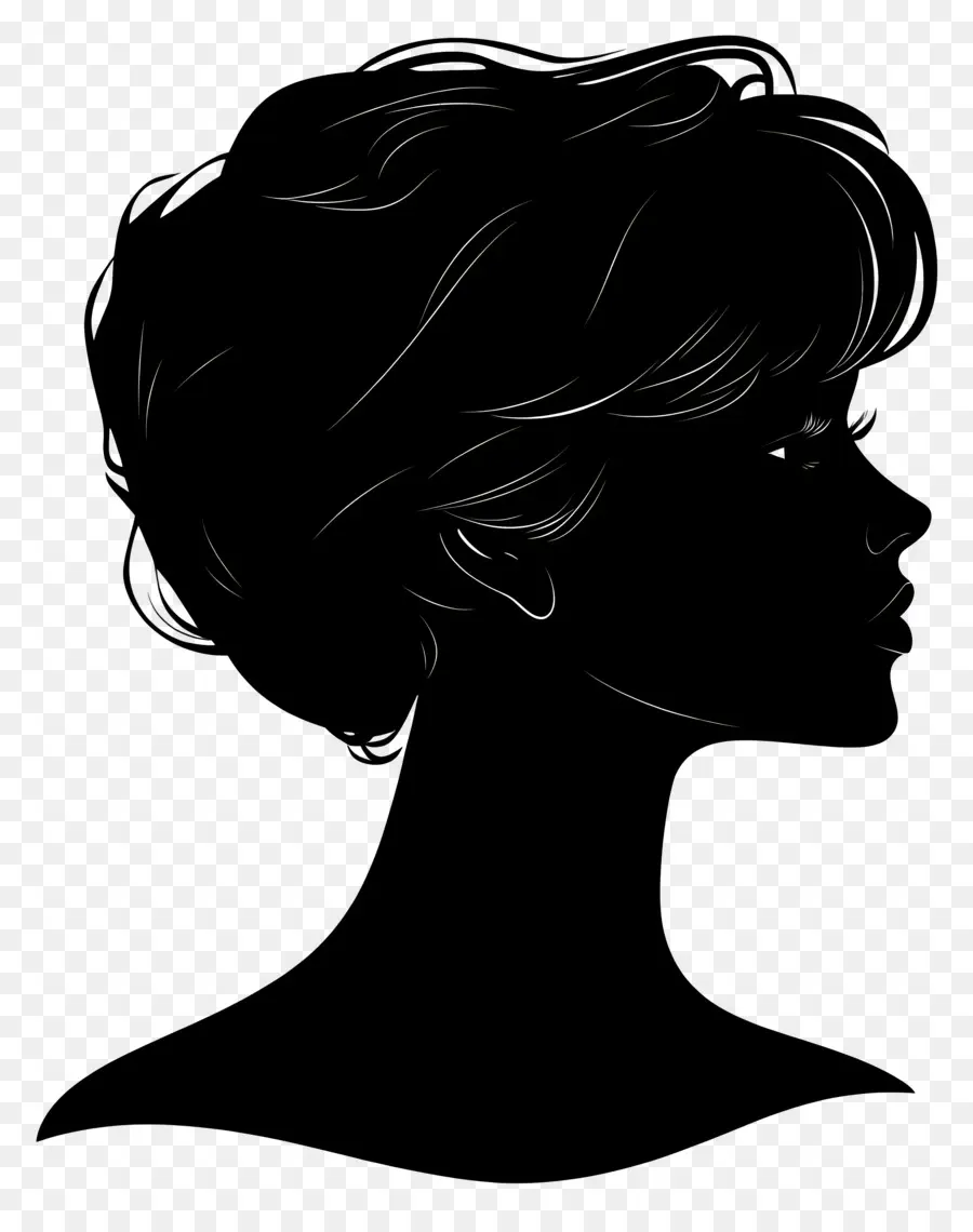 Silhouette Féminine，Silhouette De Femme PNG