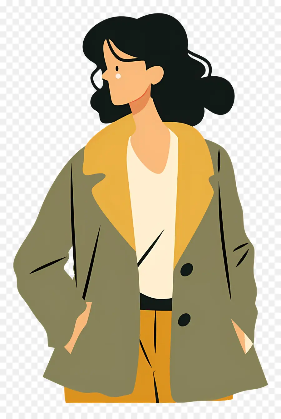 Femme En Blazer，Femme PNG