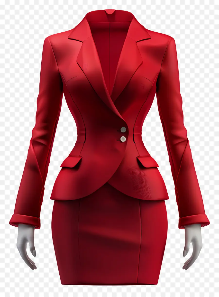 Tenue Formelle Femmes，Blazer Rouge PNG