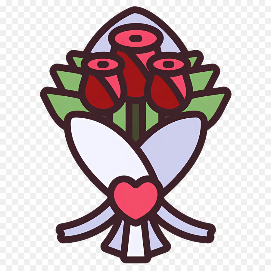 Bouquet De Roses，Roses PNG