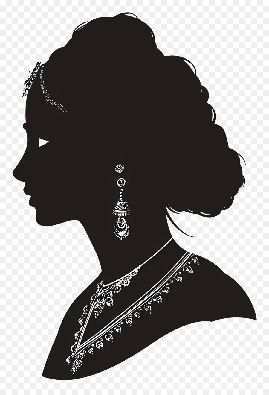 Silhouette Féminine，Silhouette De Femme PNG